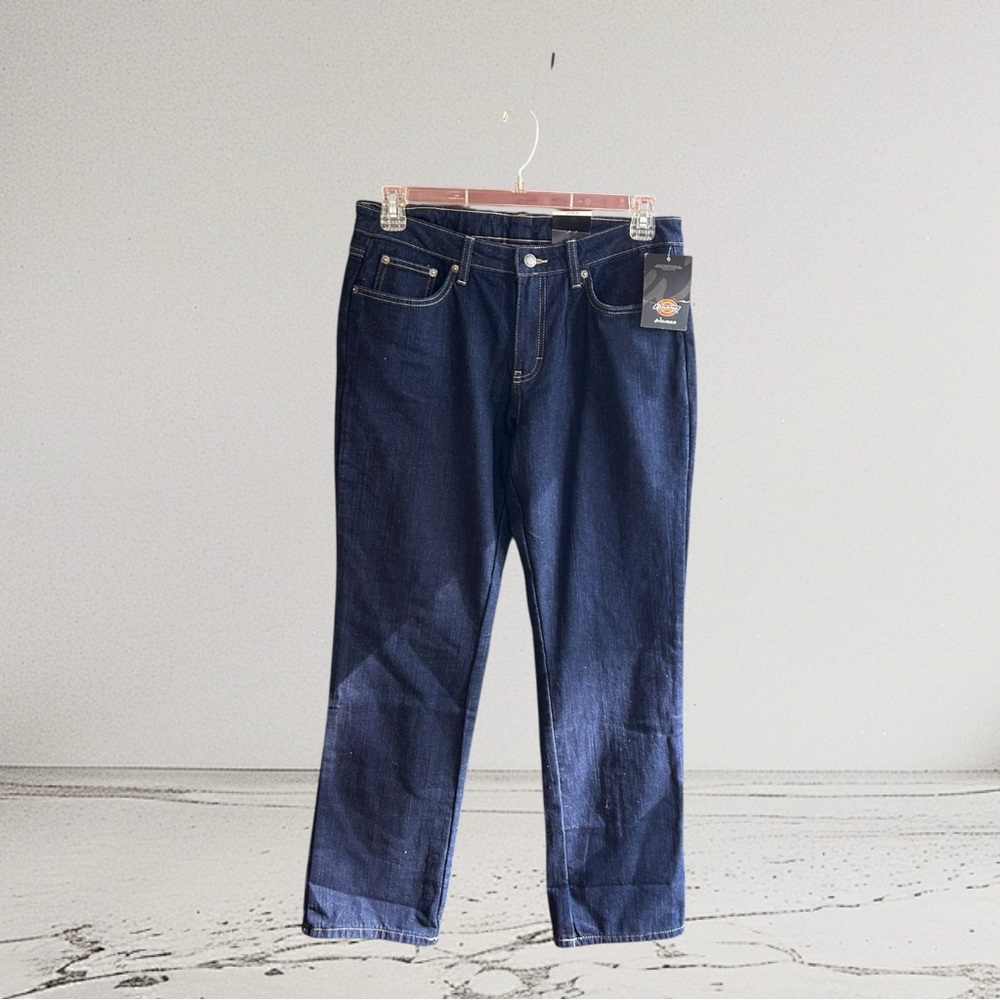 NWT Dickies 5-pocket flannel-lined jeans Sz 10 Reg